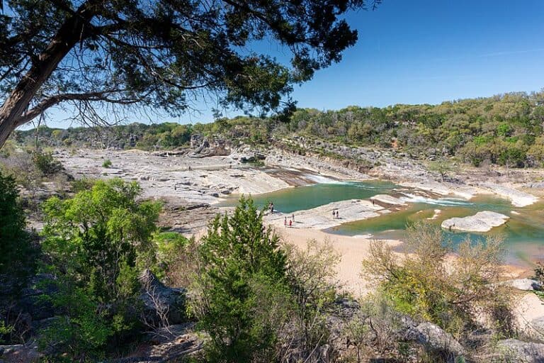 Pedernales falls overlook